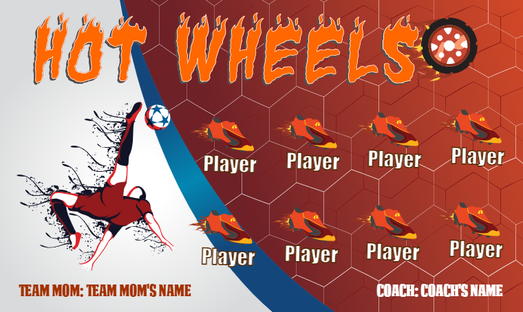 Hot Wheels - Soccer Banner