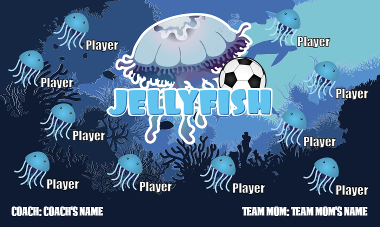 Jellyfish - Soccer Banner