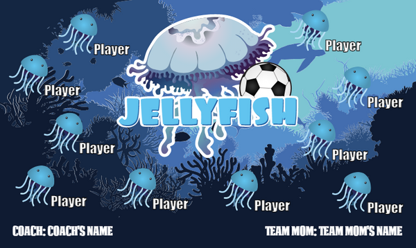Jellyfish - Soccer Banner