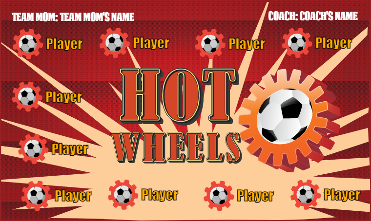 Hot Wheels 2 - Soccer Banner