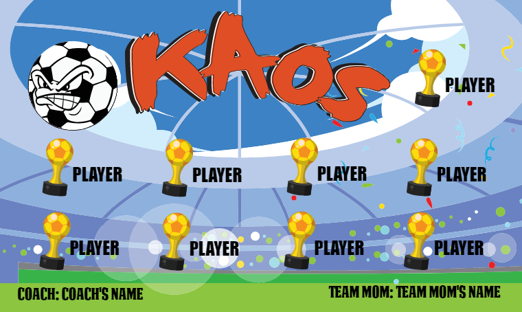 Kaos - Soccer Banner