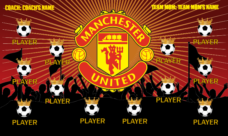 Manchester United - Soccer Banner