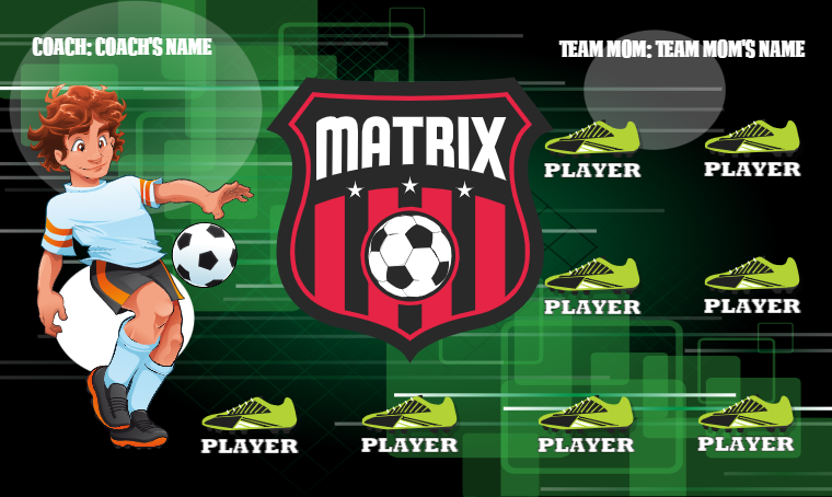 Matrix - Soccer Banner