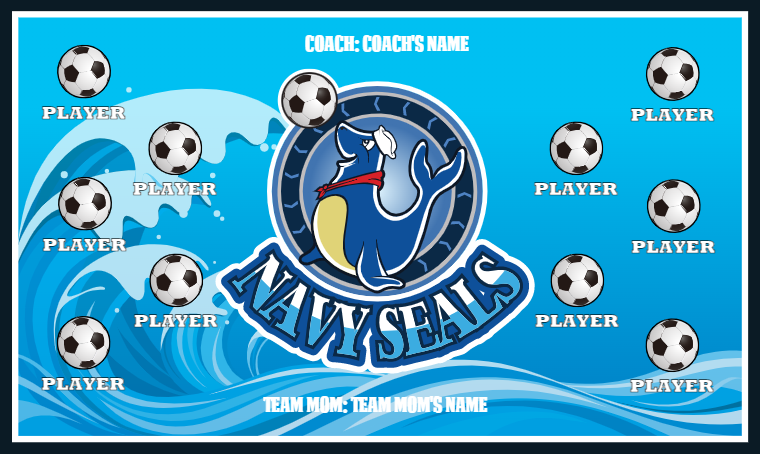 Nany Seals - Soccer Banner