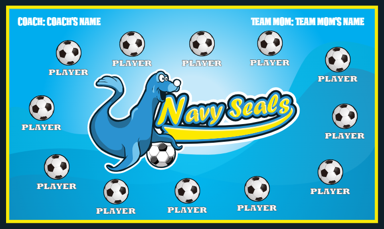 Nany Seals 2 - Soccer Banner