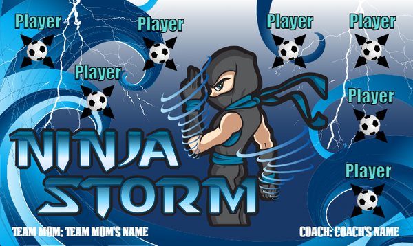 Ninja Storm - Soccer Banner
