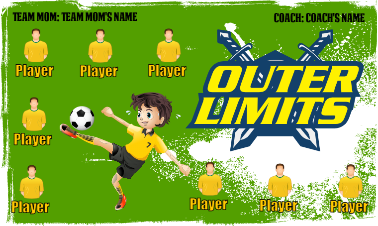 Outer Limits - Soccer Banner