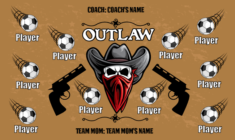 Out Law - Soccer Banner