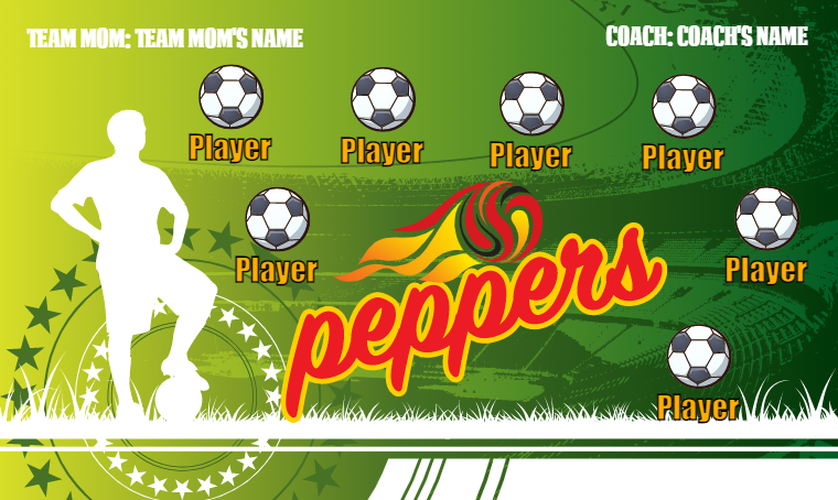 Peppers - Soccer Banne