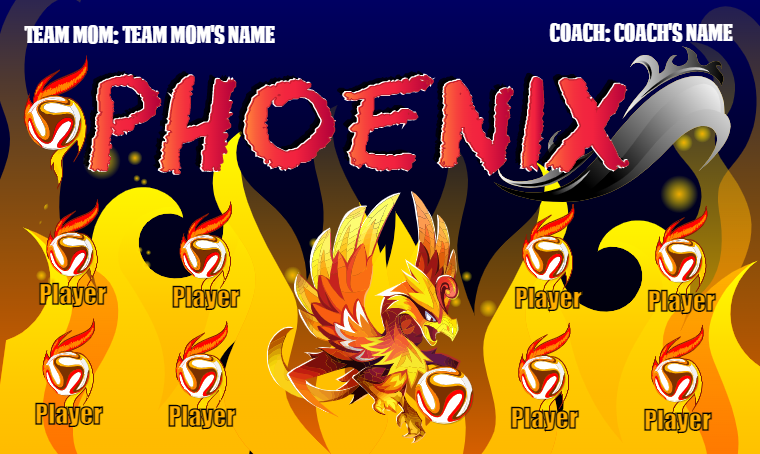 Phoenix - Soccer Banne