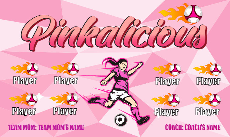 Pinkalicious - Soccer Banner