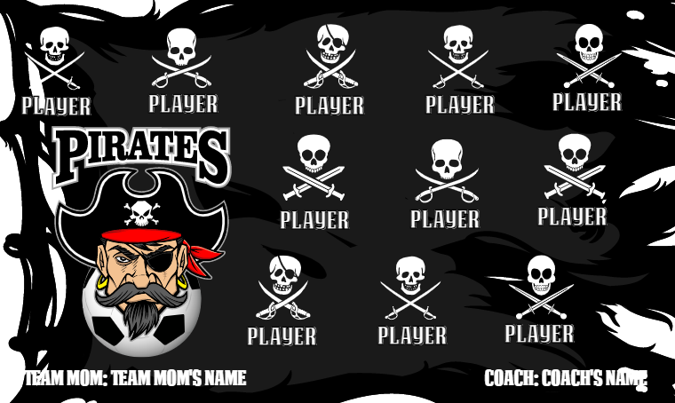 Pirates - Soccer Banner