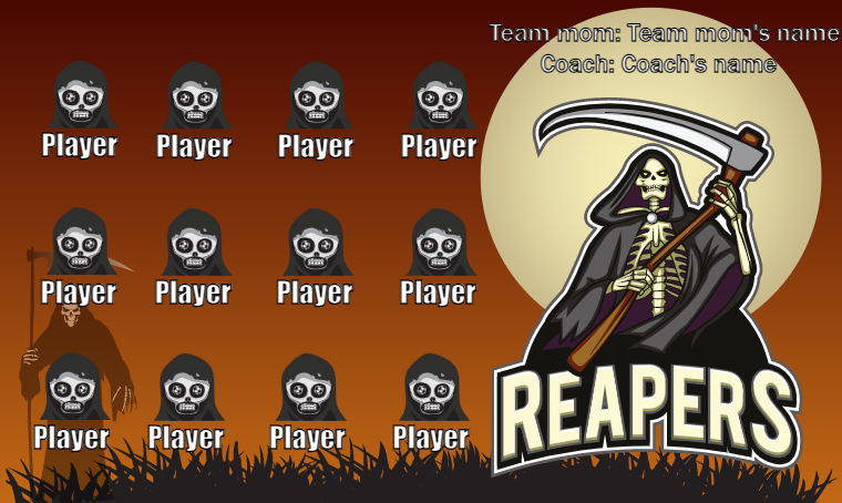 Reapers 3 - Soccer Banner