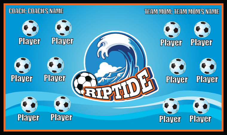 Riptide 2 - Soccer Banner