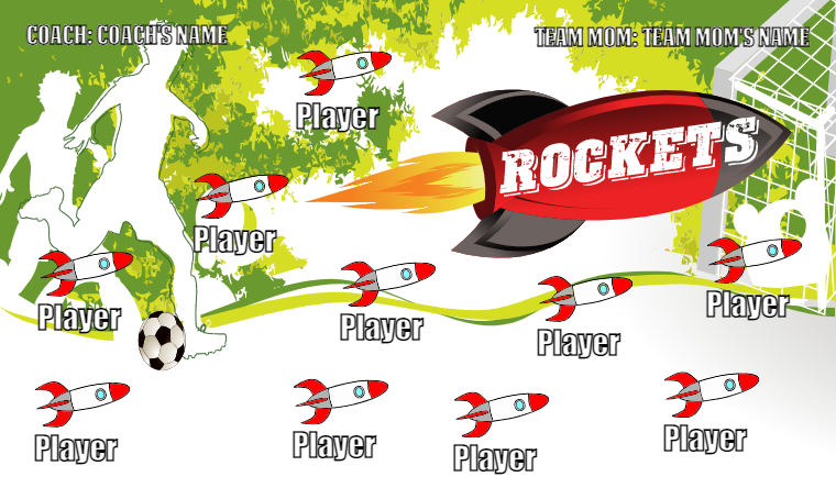 Rockets - Soccer Banner