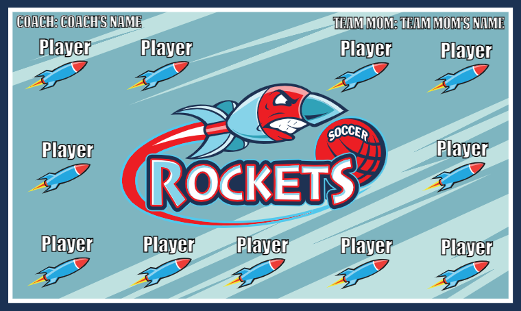 Rockets 2 - Soccer Banner