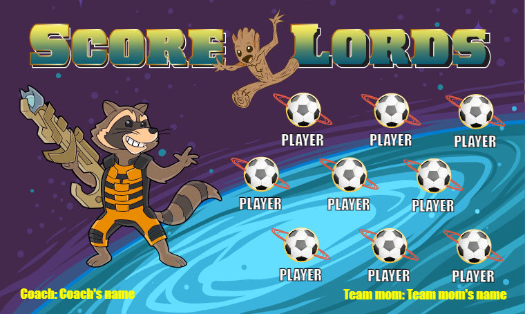 Score Lords 2 - Soccer Banner