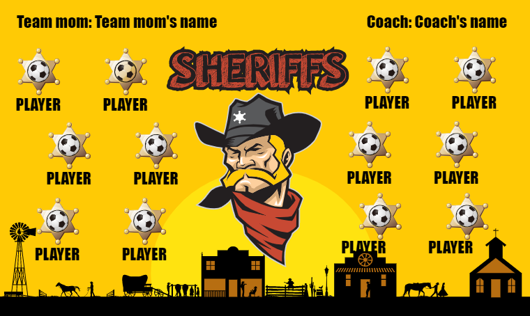 Sheriffs - Soccer Banner