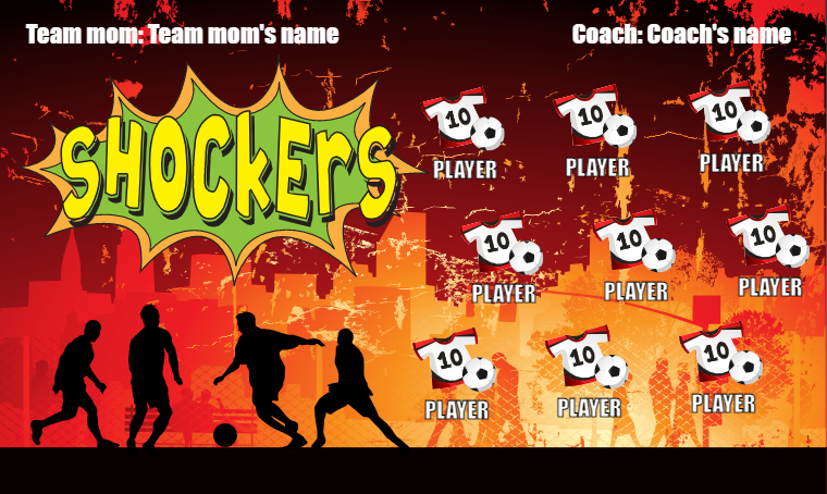 Shockers - Soccer Banner