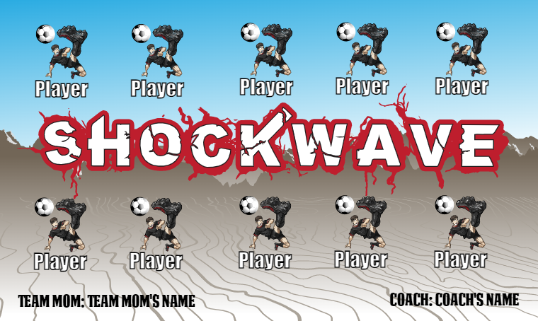 Shockwave - Soccer Banner