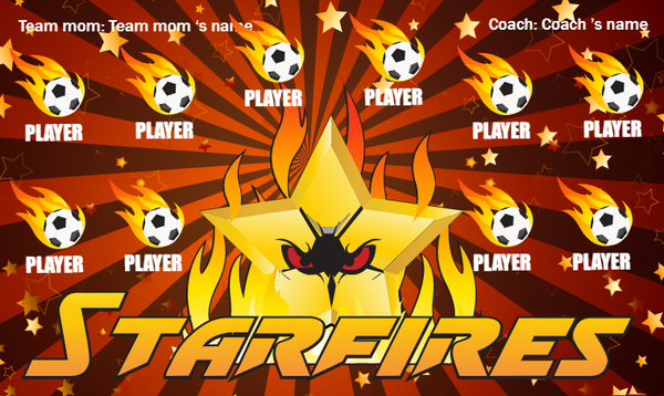 Starfires - Soccer Banner