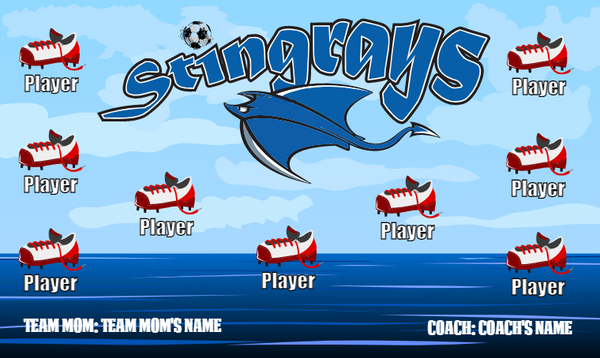 Stingrays - Soccer Banner