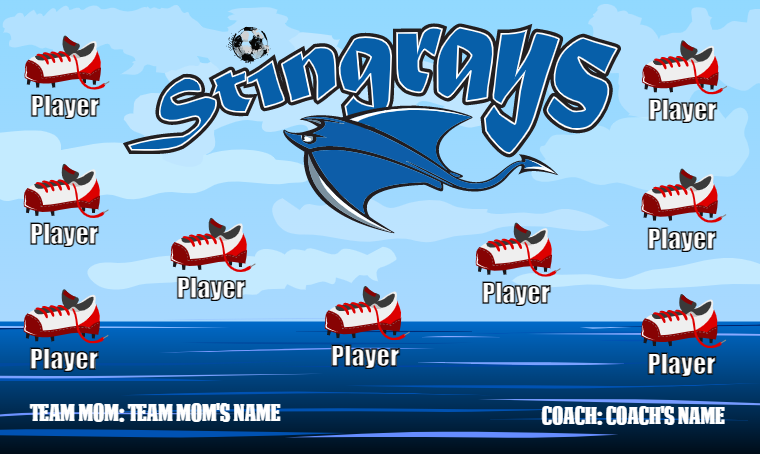 Stingrays - Soccer Banner