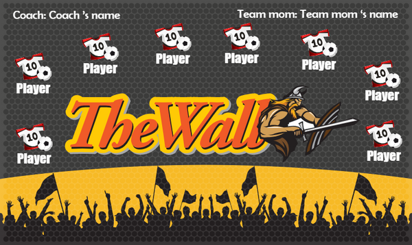 The Wall - Soccer Banner