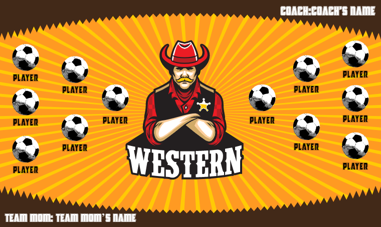 Western 2 - Soccer Banner