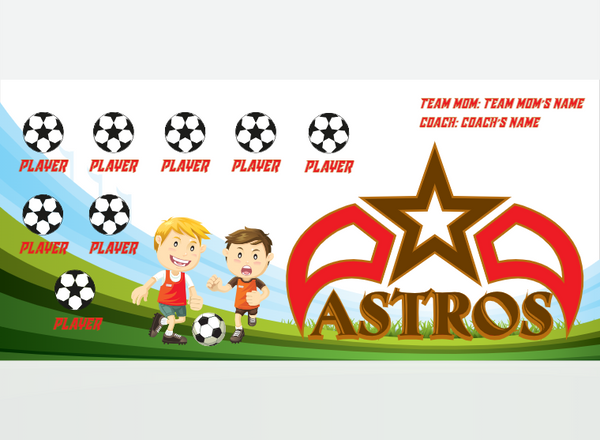 Astros - Soccer - Pole Pocket Banner