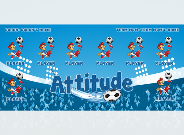 Attitude - Soccer - Pole Pocket Banner