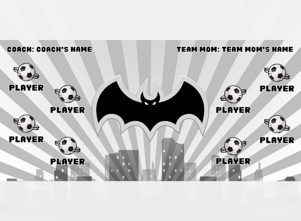 Batman 2 - Soccer - Pole Pocket Banner