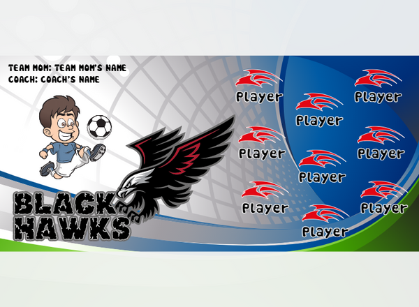 Blackhawk - Soccer - Pole Pocket Banner