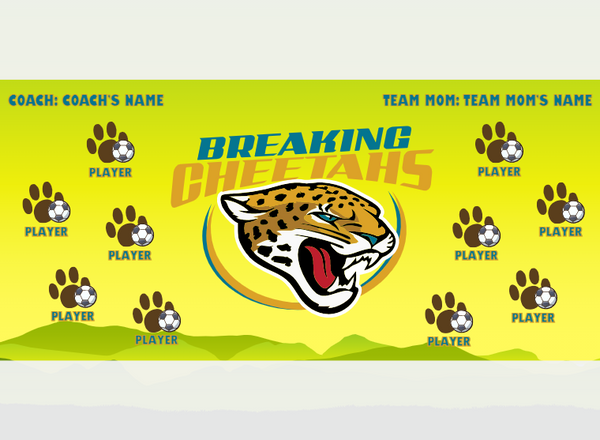 Breakingcheetahs - Soccer - Pole Pocket Banner