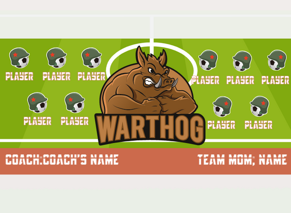 Warthog - Soccer - Pole Pocket Banner