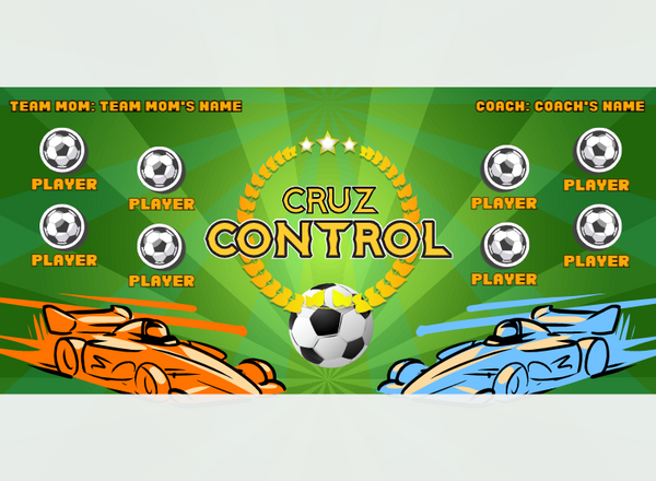 Cruz Control 2 - Soccer - Pole Pocket Banner