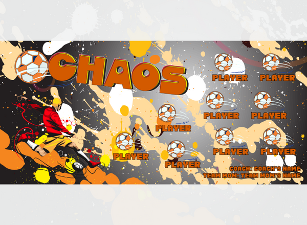 Chaos - Soccer - Pole Pocket Banner