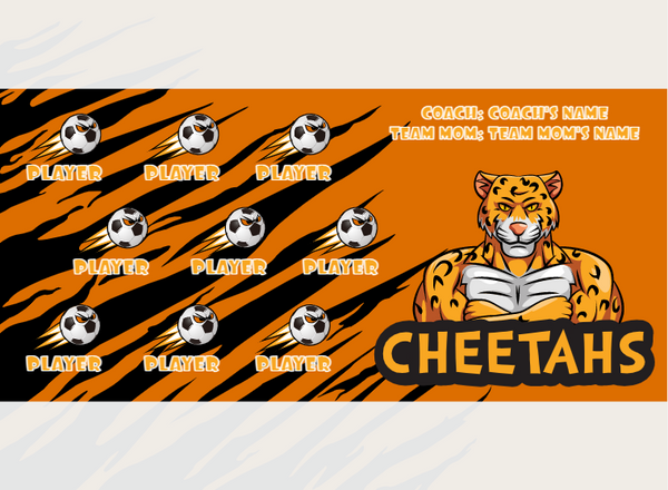 Cheetahs - Soccer - Pole Pocket Banner