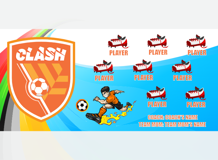 Clash - Soccer - Pole Pocket Banner