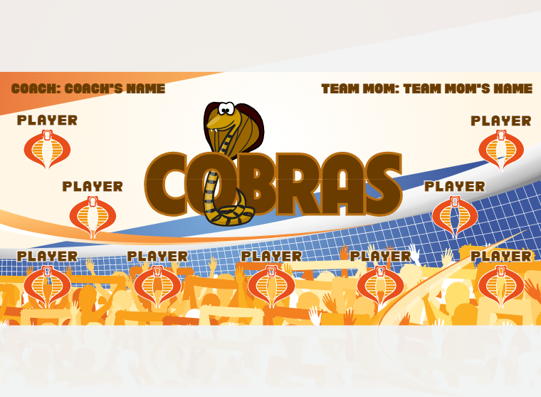 Cobras - Soccer - Pole Pocket Banner