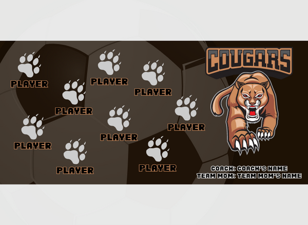 Cougar - Soccer - Pole Pocket Banner