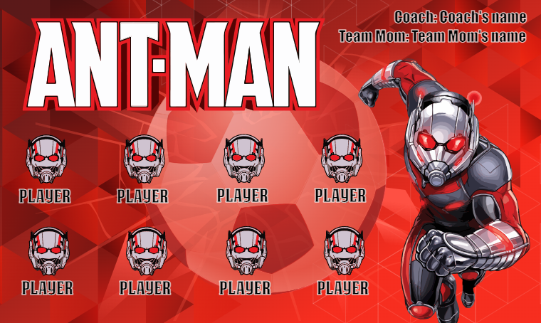 Ant Man Soccer Banner
