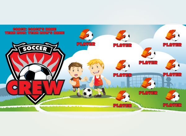 Crew - Soccer - Pole Pocket Banner