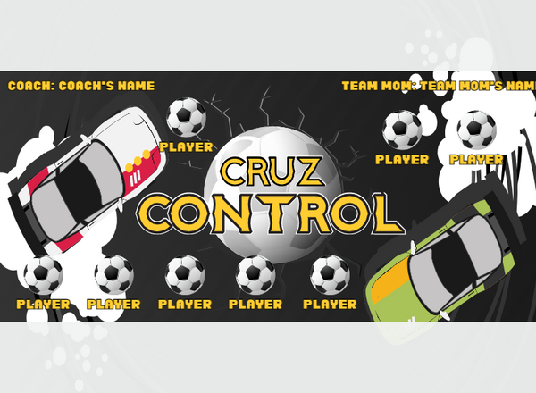 Cruz Control 1 - Soccer - Pole Pocket Banner