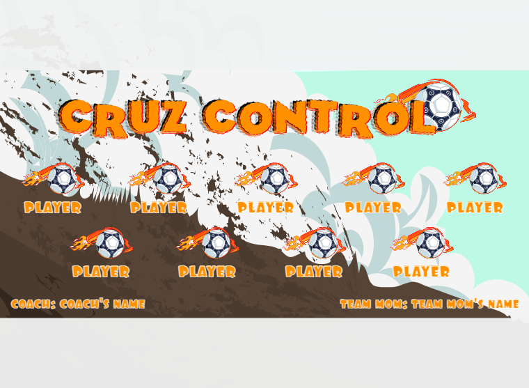 Cruz Control - Soccer - Pole Pocket Banner
