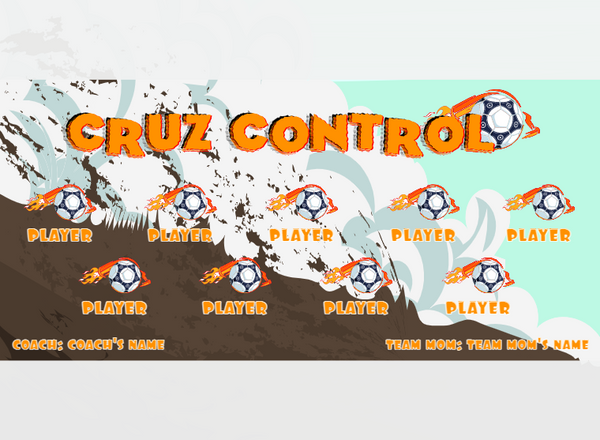 Cruz Control - Soccer - Pole Pocket Banner