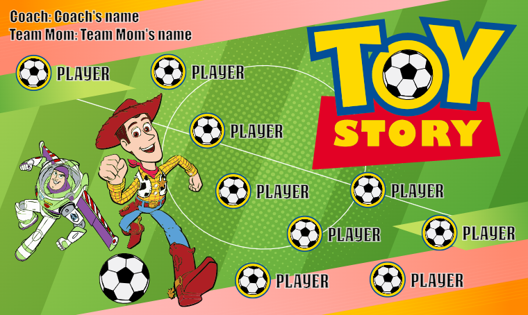 Toy Story Soccer Banner