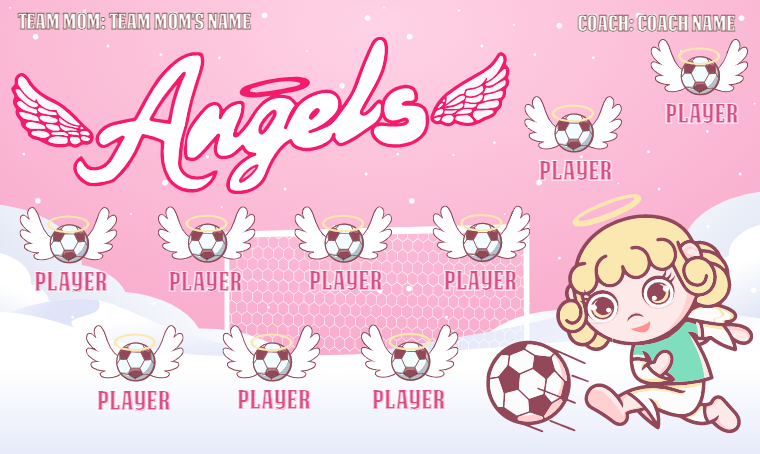 Angel - Soccer Banner