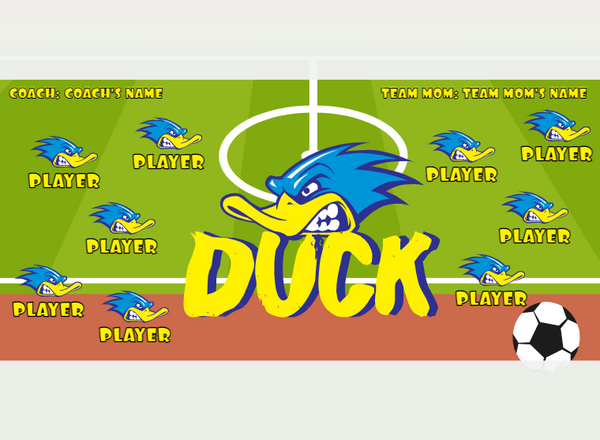 Duck - Soccer - Pole Pocket Banner