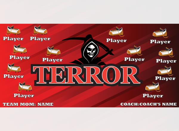 Terror - Soccer - Pole Pocket Banner